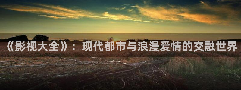 日本电影泡泡：《影视大全》：现代都市与浪漫爱情的交融世界